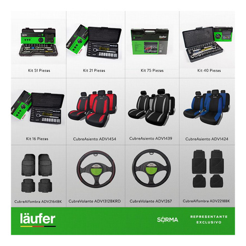 Imagen 6 de 9 de Kit Herramientas Llaves Tubo 51 Piezas Automoviles & Motos