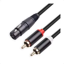 Comprar Cable Xlr Hembra Canon A Rca Macho 3 Metros Djs Profesional