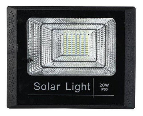 Refletor Solar 20w 1600lm Com Placa Solar Gaya Cor da carcaça Preto Cor da luz Branco-frio 110V/220V
