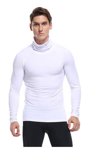 Camiseta Cuello Alto Manga Larga Ajustada Speedo