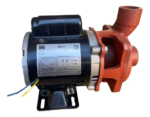 Bomba Para Agua 1/2hp - .5hp Centrifuga Monofásica 127v Weg