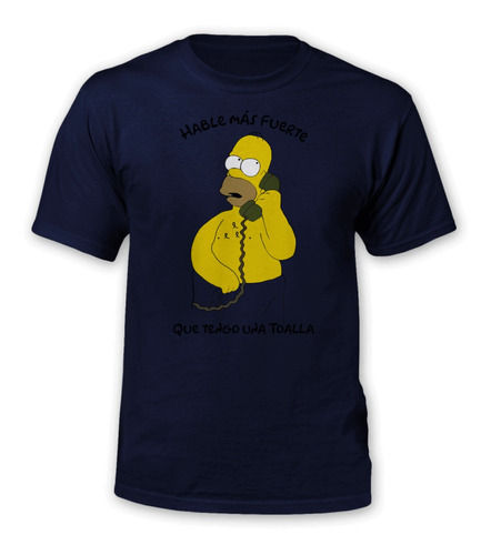 Polera Gustore Tengo Una Toalla Homero Simpson