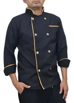 Comprar Filipina Chef Hombre Negra Con Dorado En Poliester