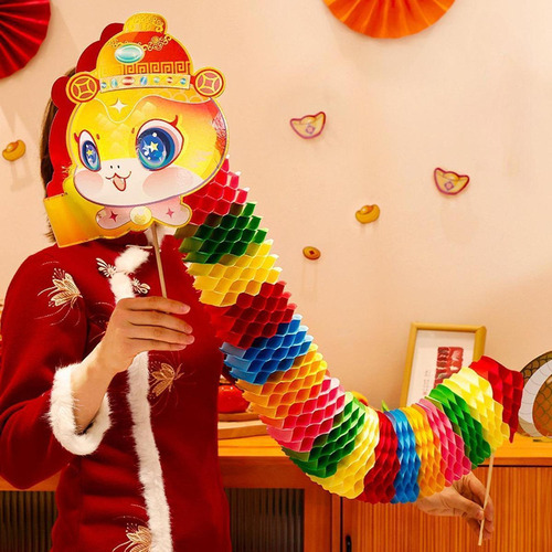 Danza De La Serpiente De Papel Para El Año Nuevo Chino