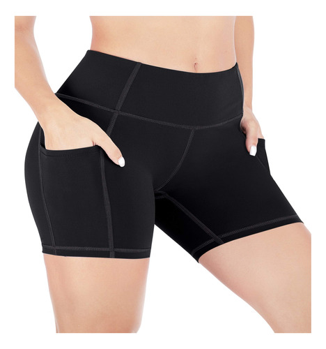 Pantalones Cortos De Motociclista Heathyoga Para Mujeres Con