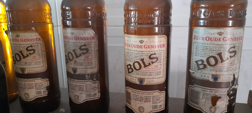 Lote X 8 Botellas Antiguas Ginebra Bols (Usado)