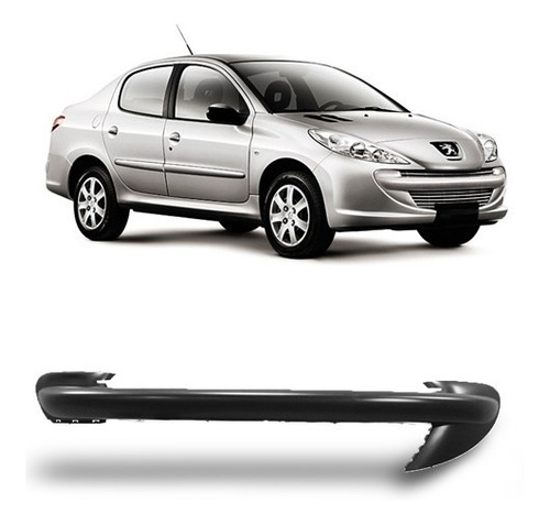 Almofada Moldura Parachoque Peugeot 207 08 09 10 11 12