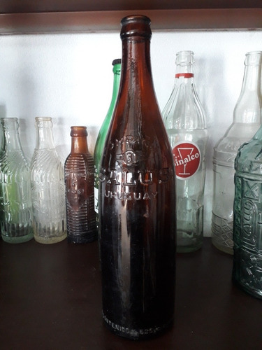 Antigua Botella De Cerveza Salus 1/2 Litro 29 Alto B/estado (Usado)