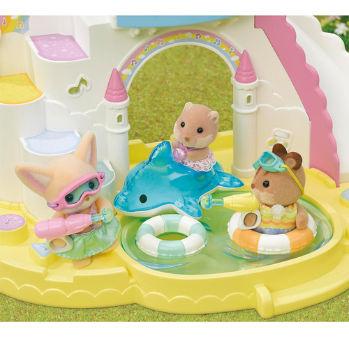 Trío Divertido De Piscina Calico Critters Nursery Friends