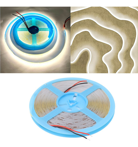 Tira Luz Led Flexible Cob 24v Rollo 10m Varios Colores