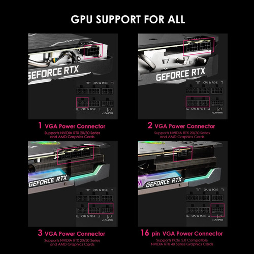 Fuente De Alimentación Msi Mpg A1000g Pcie 5 & Atx 3.0 Ga...