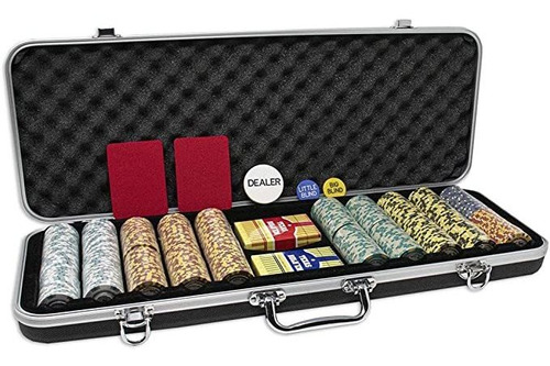 Da Vinci Monte Carlo Poker Club Set De 500 Fichas De 14 Gra