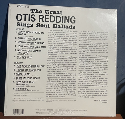 Vinilo Otis Redding The Great Otis Redding Nuevo Sellado