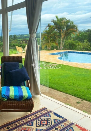 Imagem 4 de 24 de Chácara No Condomínio Nova Rheata Em Boituva. 3 Dormitórios, Piscina, Churrasqueira. - Ch00626 - 70460773