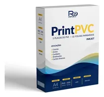 Comprar Kit 5 Placas De Pvc + 10 Folhas Imprimíveis A4 Jato De Tinta