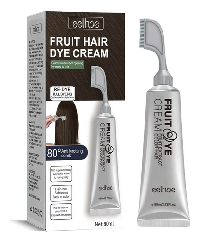 Crema De Tinte Para El Cabello Con Frutas Crema De Tinte Efi