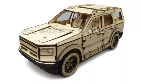 Carro F1 Quebra Cabeça 3d. Miniatura Em Mdf