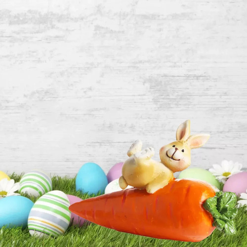 / Decoración De Pascua Lindo Conejito De Pascua Con