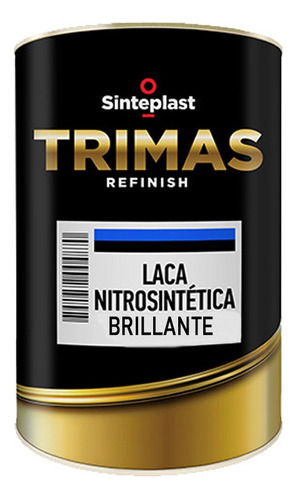 Laca Nitrosintetica 4l Negro Brillante Trimas Sinteplast Mm
