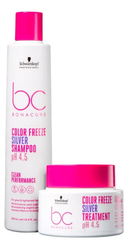 Kit Schwarzkopf Bc Bonacure Color Freeze Silver (2 Produtos)