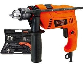 Kit Taladro Percutor 1/2 40 Acc Est Black & Decker Hd565k-b3