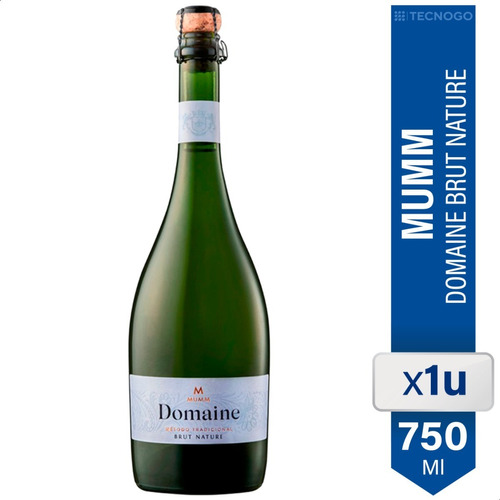 Champagne Mumm Domaine Brut Nature 750ml Espumante
