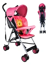 Comprar Carriola de paseo Confety World Lion 1047A Paseo rosa con chasis color gris