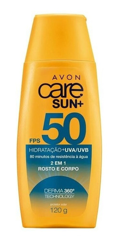 Protetor Solar Care Sun Rosto E Corpo Fps50 120g - Avon