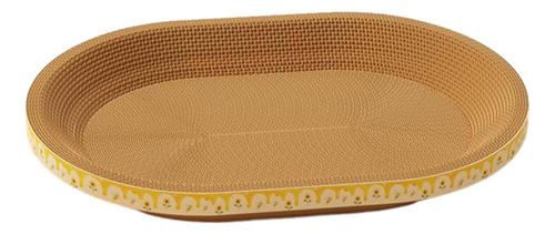 Almohadilla Rascadora Ovalada Para Gatos, 45cmx31cmx10cm