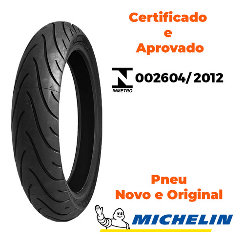 Pneu Fazer 250 Fz25 Dianteiro 110/70-17 Sem Camara Michelin