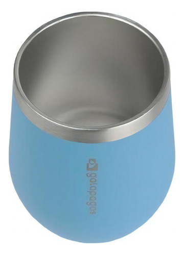 Copo Térmico Café Vinho Galapagos Cave 350ml Azul C/ Tampa