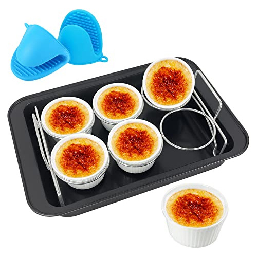 Set Hacer Creme Brulee, Juego De Ramekines Bandeja Infe...