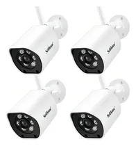Comprar Kit 4 Cámaras IP Exterior 5MP UHD Visión Nocturna Color WiFi 5G Seguridad Hogar Vigilancia Avanzada Conectividad Estable Monitoreo Remoto Calidad Imagen Superior Detección Movimiento Fácil Instalacion