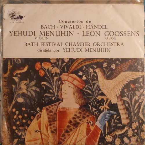 Vinilo Lp De Yehudi Menuhin - Leon Goossens - Bach Vi (xx783