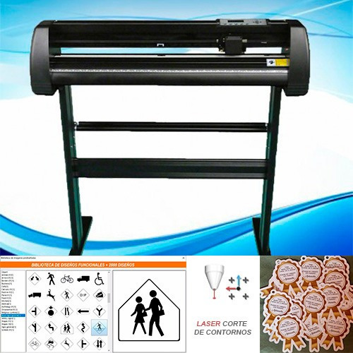 Plotter De Corte Us Cutter 83cms G/tia 2 Años Lector Optico