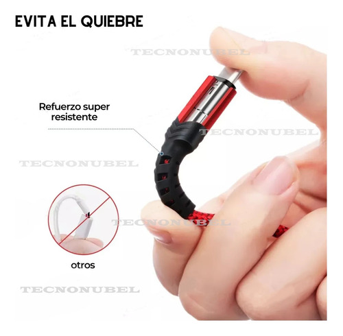 Cable Tipo C Usb Datos Mallado Reforzado Skyway Carga Rapida