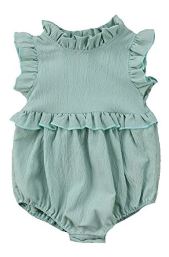 Rompers Con Volantes Para Bebé Niña