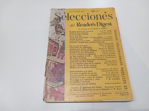 Revista Selecciones Del Readers Digest 1947 Tomo Xiv Nº84