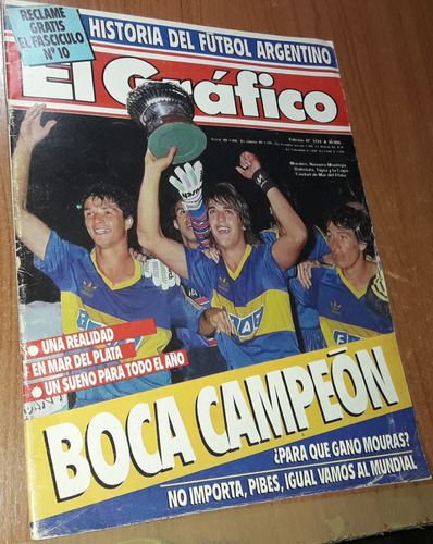 Revista El Grafico N°3724 Boca Campeon