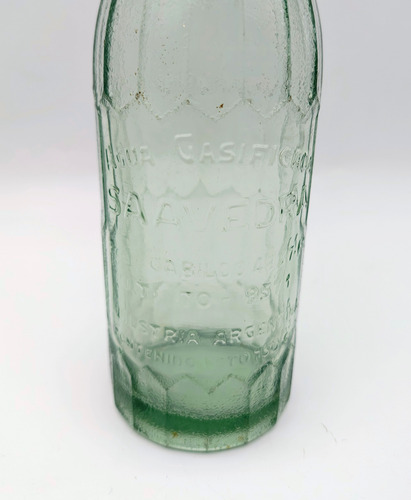 Botella Antigua Agua Gasificada Saavedra - Bar Labrada (Usado)