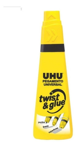 Adhesivo Universal Uhu Twist And Glue 90ml Transparente