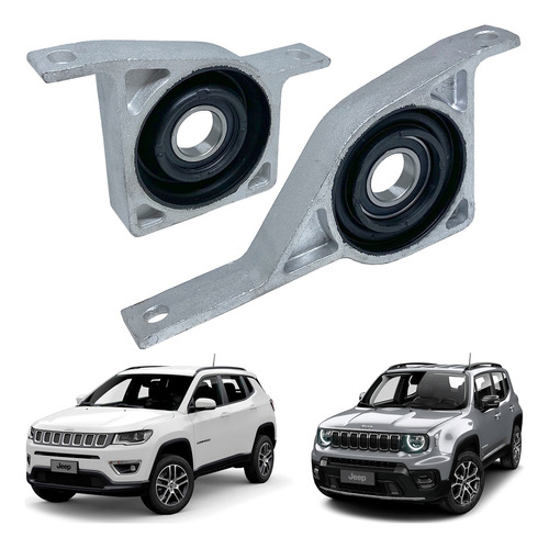 Kit Suporte Cardan C/ Rolamento Jeep Renegade Compass 4x4 