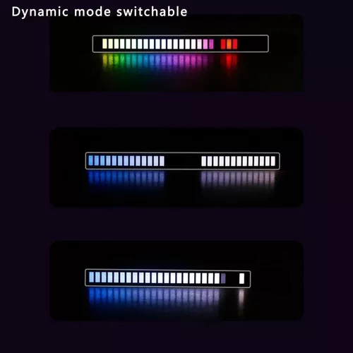 Barra de luz de Ritmo,Control de Sonido RGB, Control de