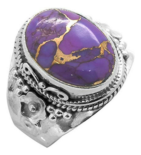 Yotreasure - Anillos De Plata De Ley 925, Morado Color, Cobr