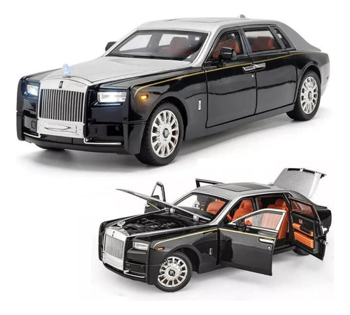Miniatura Rolls Royce Phanton Series Ii Escala 1/18 Cor Preto