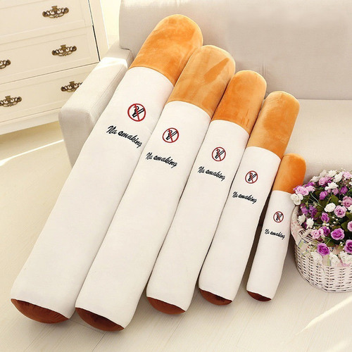 Pelucia Cigarro Travesseiro Gigante Engraçado Presente 70 Cm