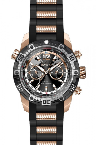 Invicta Hombre 24582 Aviator Reloj Acero Inoxidable Negro