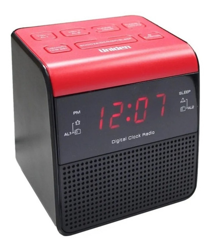 Radio Reloj Despertador Uniden 1301 Fm Fn Snooze