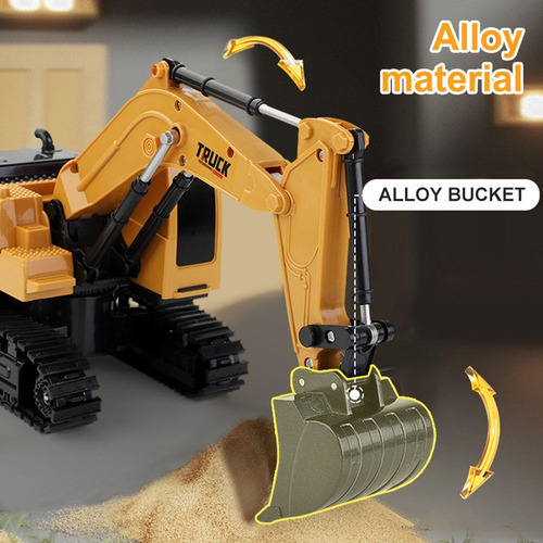 B Excavadora Rc Sandbox Digger Toy 360° Rotación Excavadora