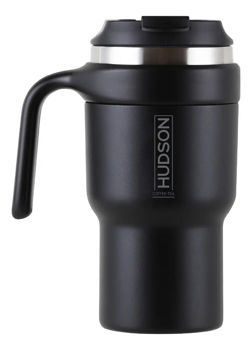 Vaso Isotérmico Para Café De 600ml Color Negro Hudson Negro Vasos De Café
